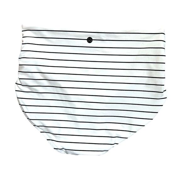 Dick's Sporting Goods Women's Stripe Blk Power Sculpt Mid Rise Swim Bottoms NWT - Picture 5 of 10